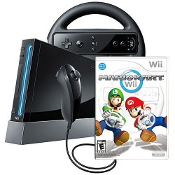 WII BLACK+MARIO KART**OFERTA**